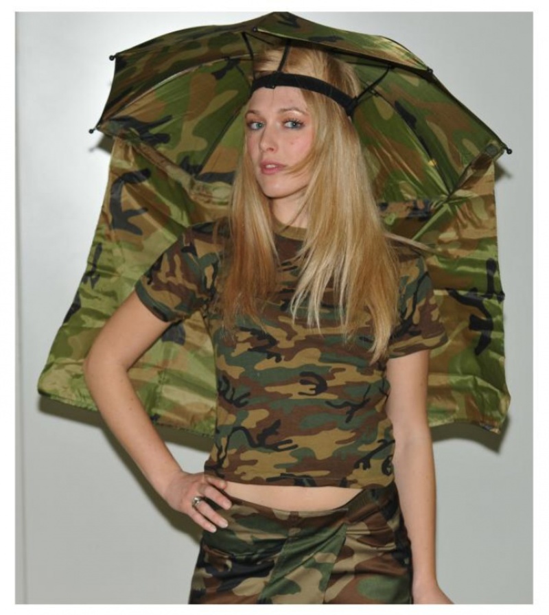 Ombrello Mimietico Militare Woodland Outdoor Caccia Pesca