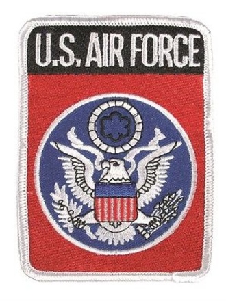 Toppa US Air Force in tessuto ricamato