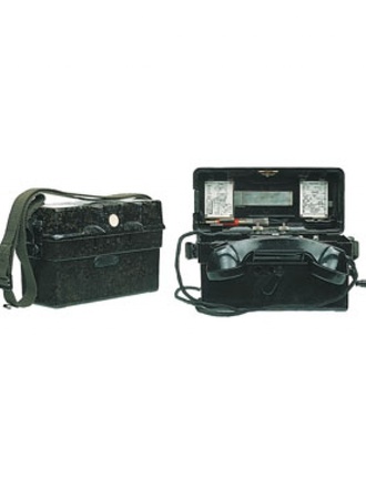 Telefono da campo in bachelite Bundeswehr