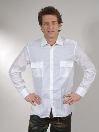 Camicia bianca manica lunga