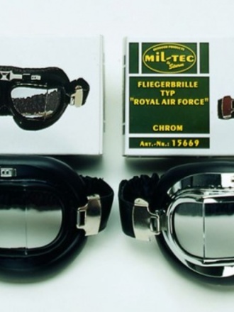 Occhialoni in pelle moto