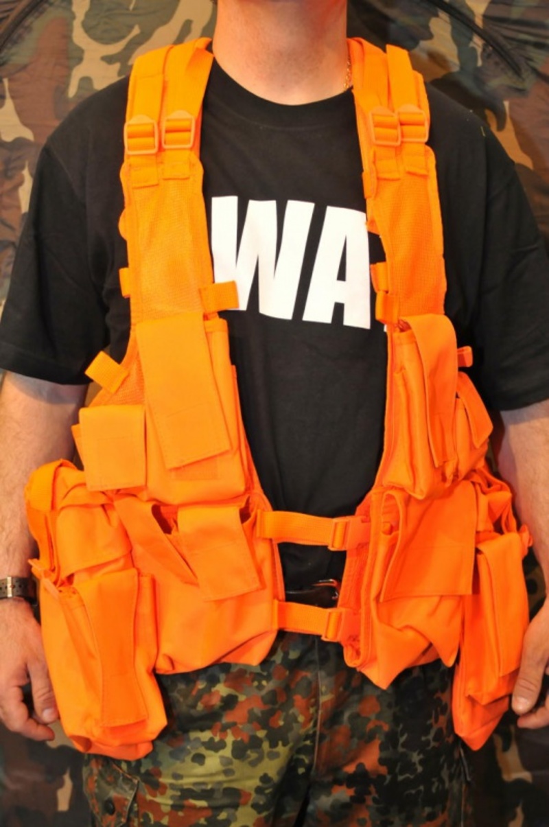 Tactical vest modello Sudafrica arancio