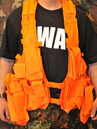 Tactical vest modello Sudafrica arancio