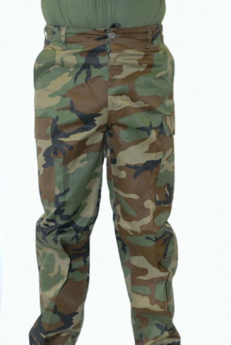 Pantaloni BDU mimetici woodland