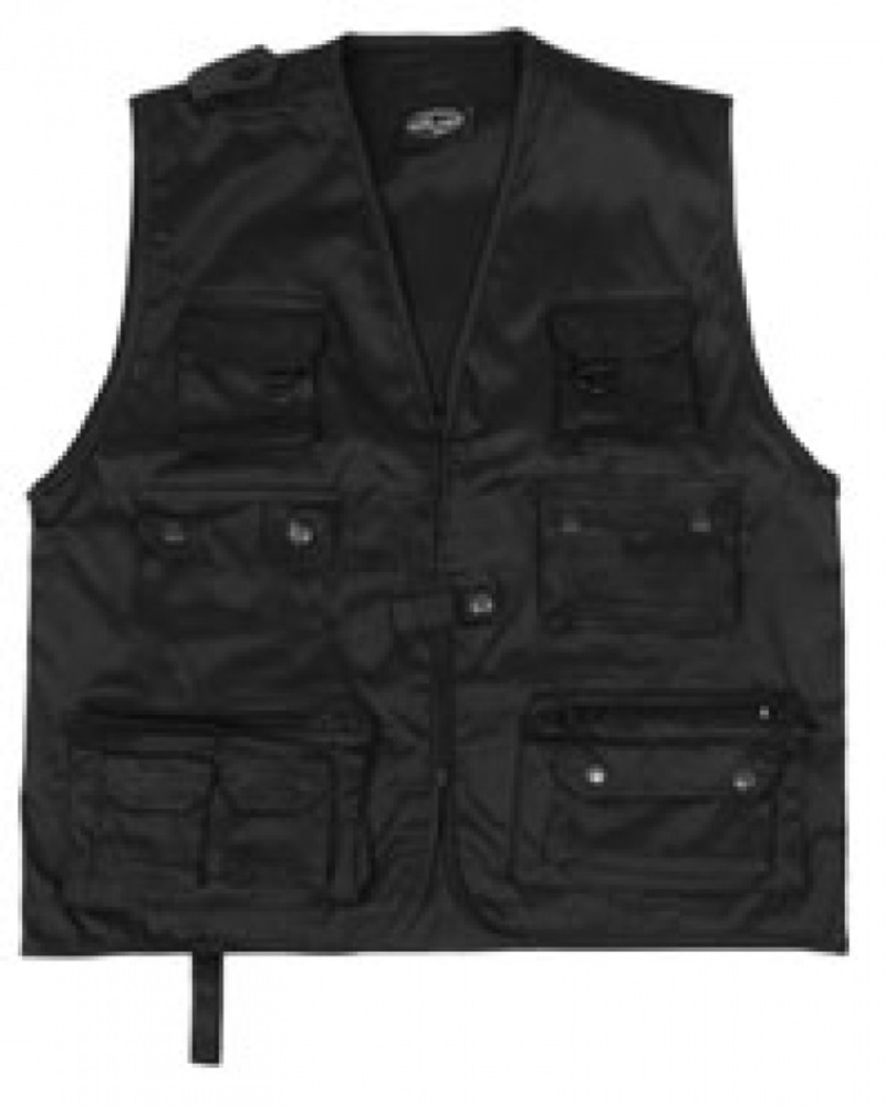 Gilet reporter nero