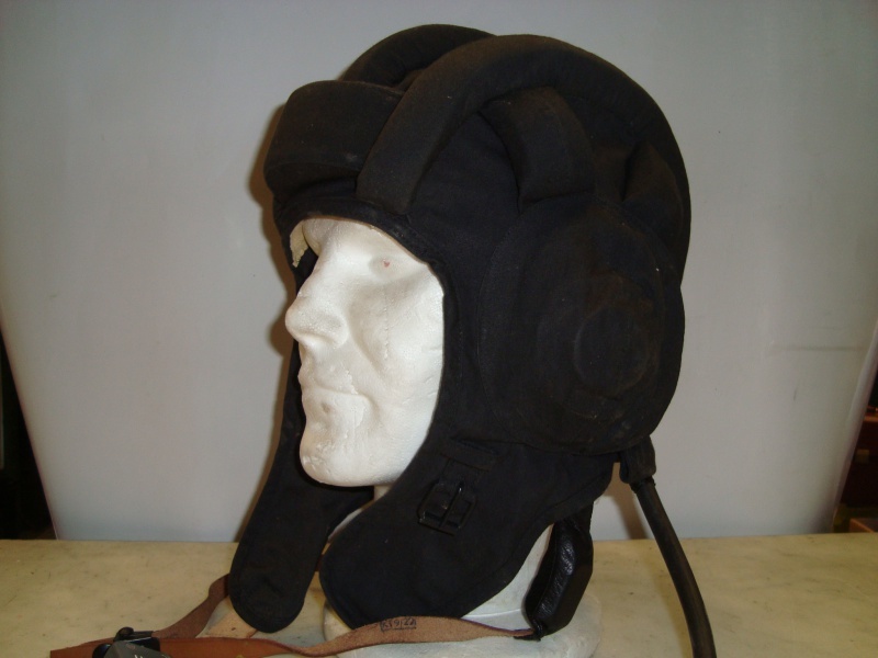 Casco carrista russo con set cuffie e microfono