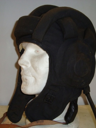 Casco carrista russo con set cuffie e microfono