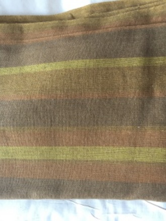 Coperta inglese a righe marroni