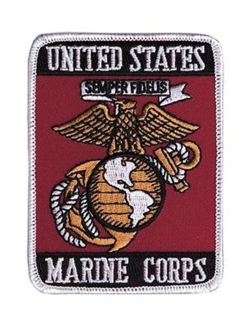 Toppa U.S. Marine Corps in tessuto ricamato