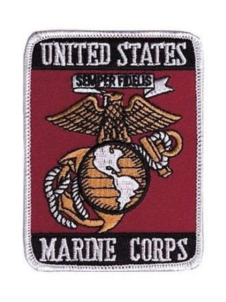 Toppa U.S. Marine Corps in tessuto ricamato