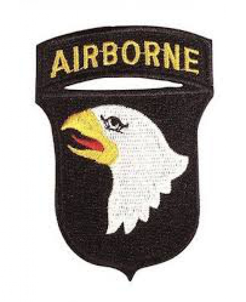 Toppa U.S. 101st. DV AIRBORNE in tessuto