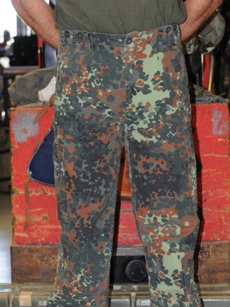 Pantaloni tedeschi flecktarn ripstop nuovi