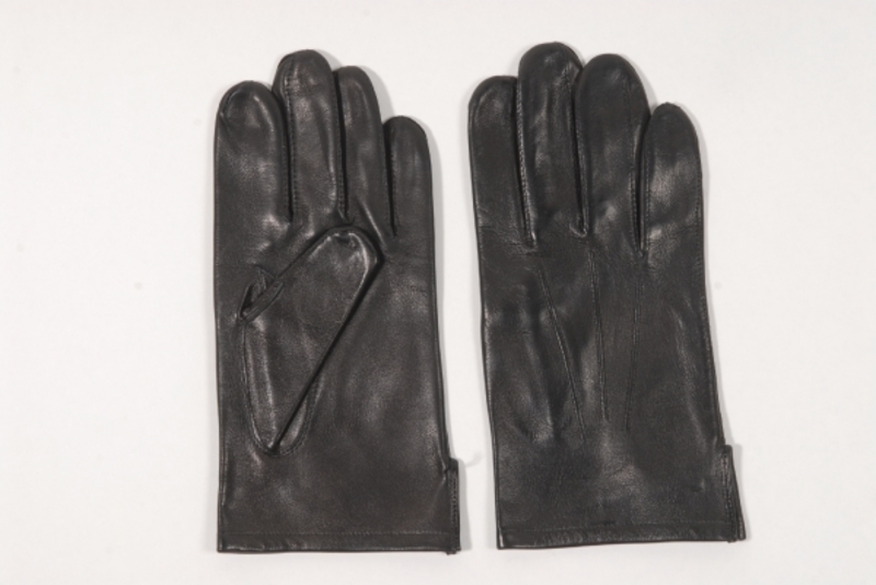 Guanti in pelle nero