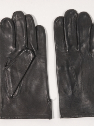 Guanti in pelle nero
