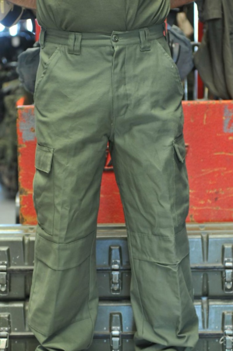 Pantaloni invernali BDU verde militare