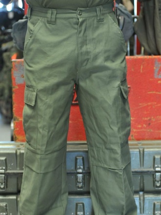 Pantaloni invernali BDU verde militare