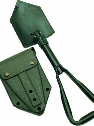 Badile militare pieghevole Bundeswehr verde