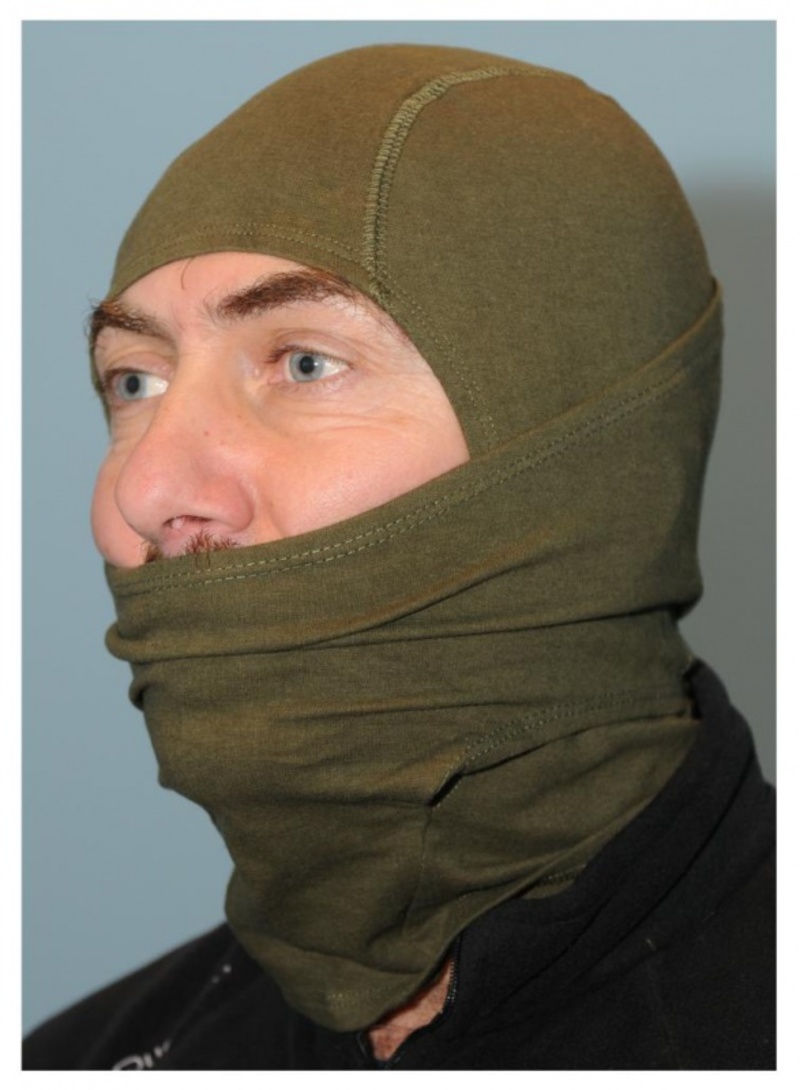 Passamontagna ninja verde militare