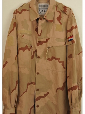 Camicia esercito olandese desert camo