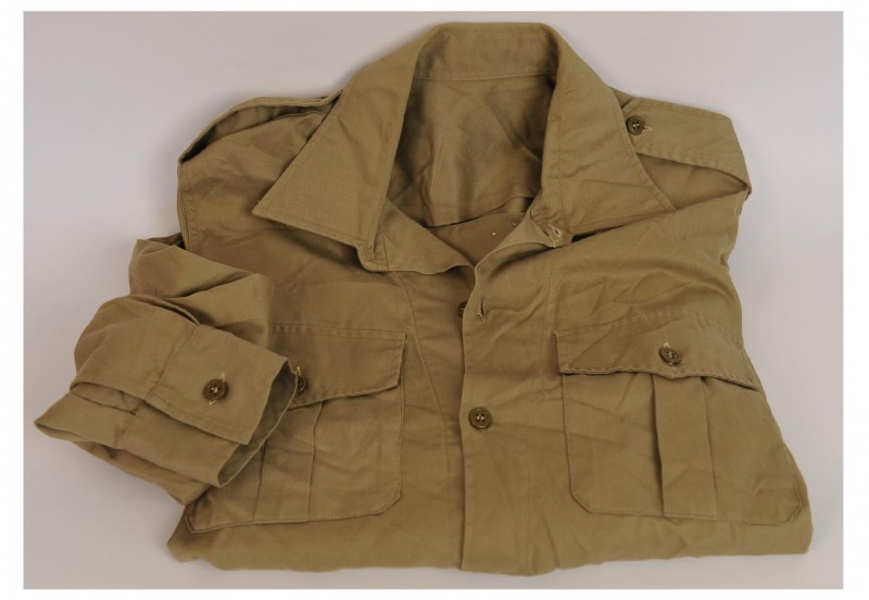 Camicia Esercito Italiano anni '60 usata manica lunga