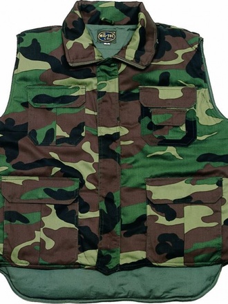 Gilet imbottito woodland