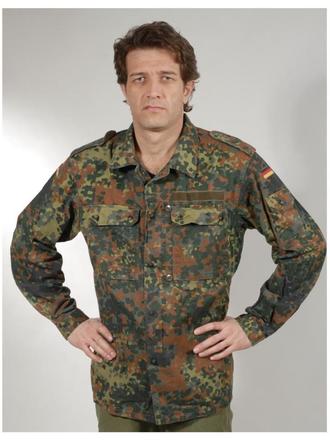 Camicia flecktarn usata