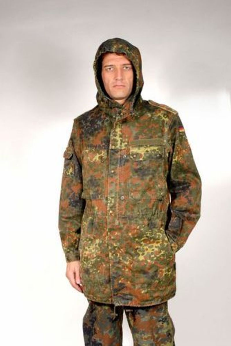 Parka flecktarn mimetico usato