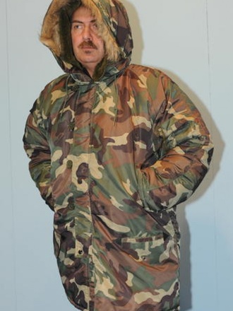 Parka N3B USA mimetismo woodland