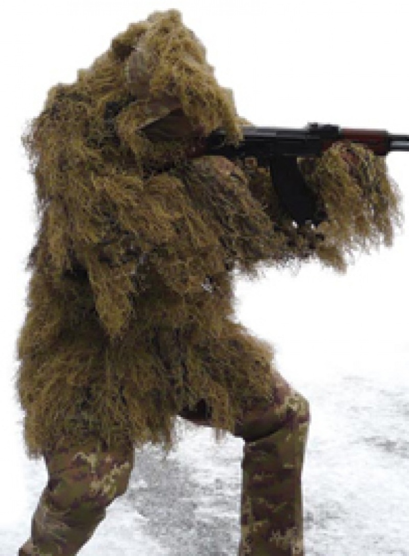 Ghillie parka anti fire