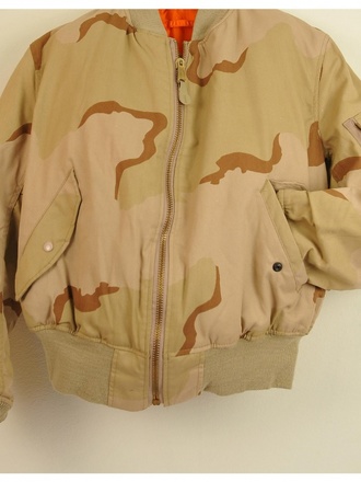 Bomber mimetico MA1 desert originale USA