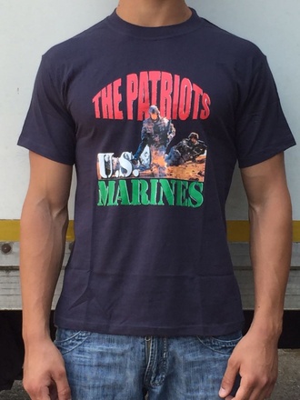 T-shirt THE PATRIOTS blu