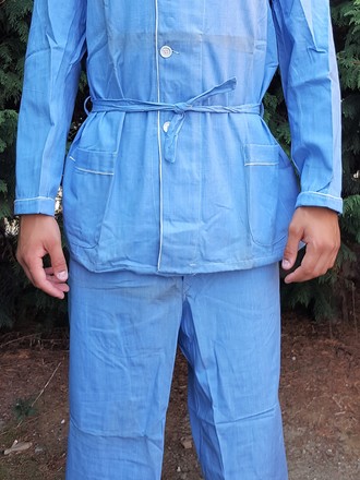 Pigiama vintage azzurro Esercito Italiano nuovo
