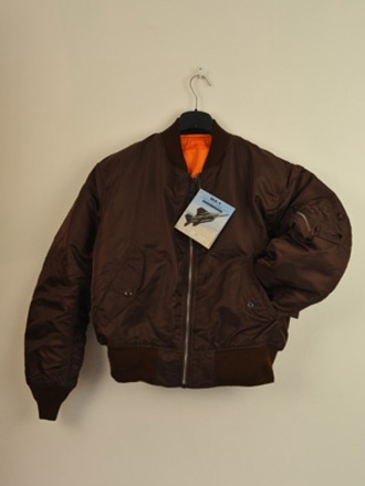 Bomber MA1 originale Alpha Marrone