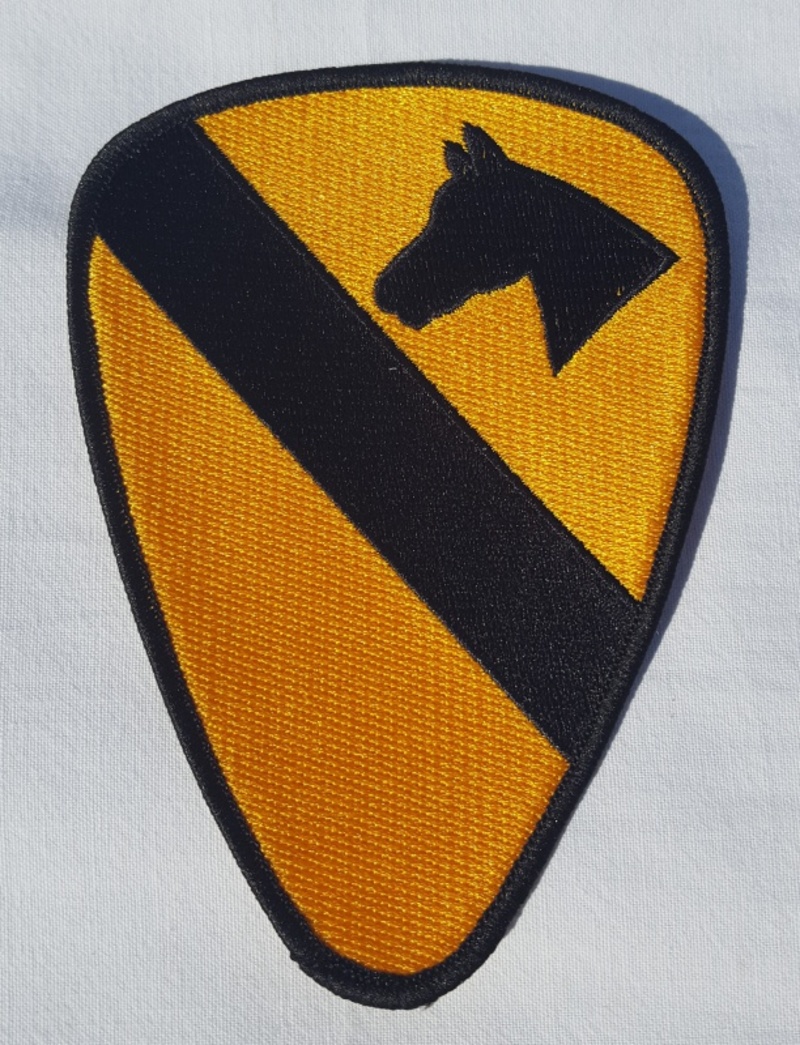 Distintivo in tessuto US 1st Cavalry