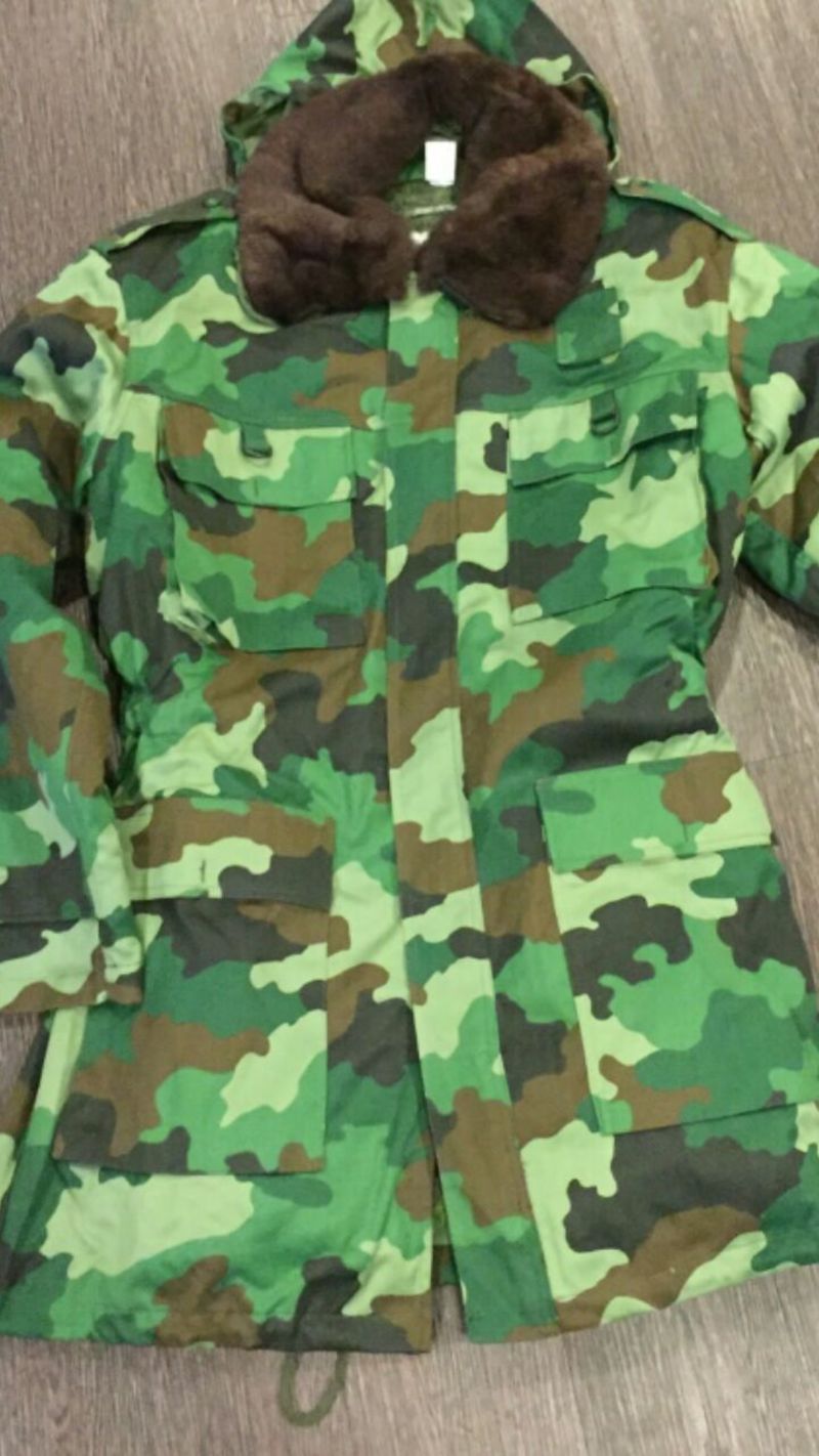 Parka militare esercito serbo nuovo