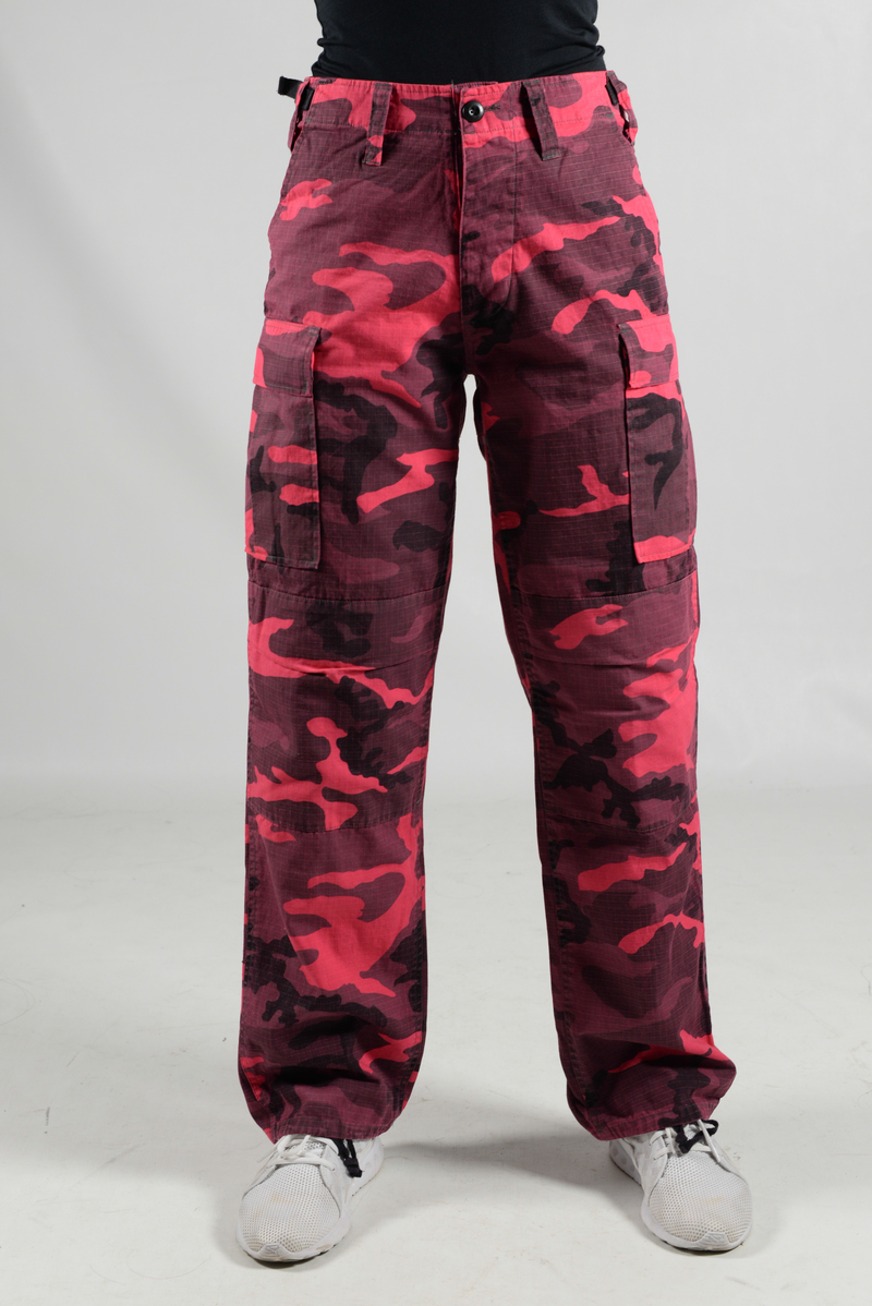 Pantaloni militari italiani 4 tasche Pink Camo