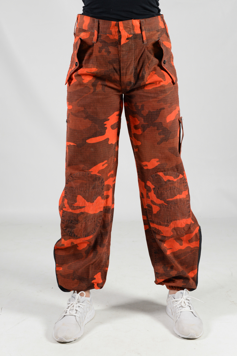 Pantaloni militari italiani 4 tasche Orange Camo