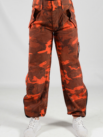 Pantaloni militari italiani 4 tasche Orange Camo