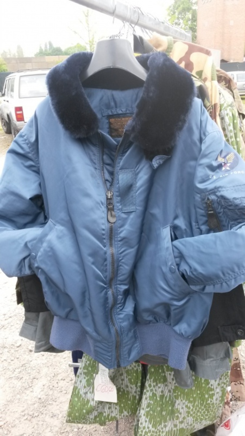 Giubbotto vintage Alpha B-15c blu