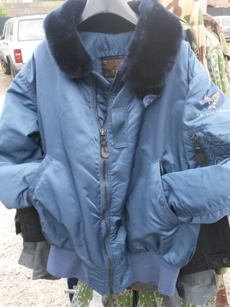 Giubbotto vintage Alpha B-15c blu