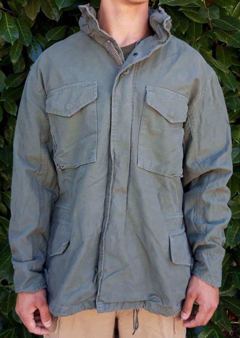 M65 FIELD JACKET VERDE STONE WASHED