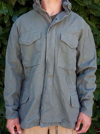 M65 FIELD JACKET VERDE STONE WASHED