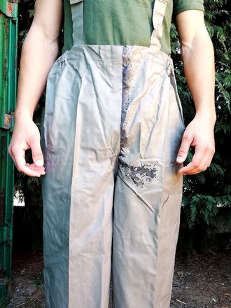 PANTALONE INCERATO "CATRAMONE" ORIGINALE DDR  