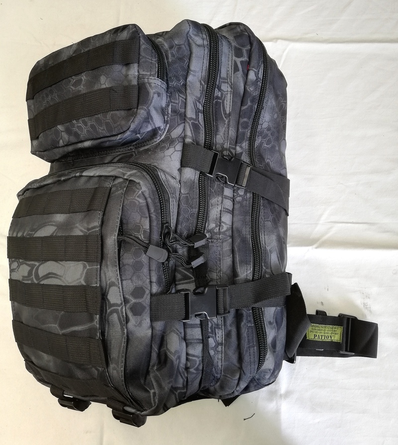 Zaino MOLLE 40 litri Patton Black Snake