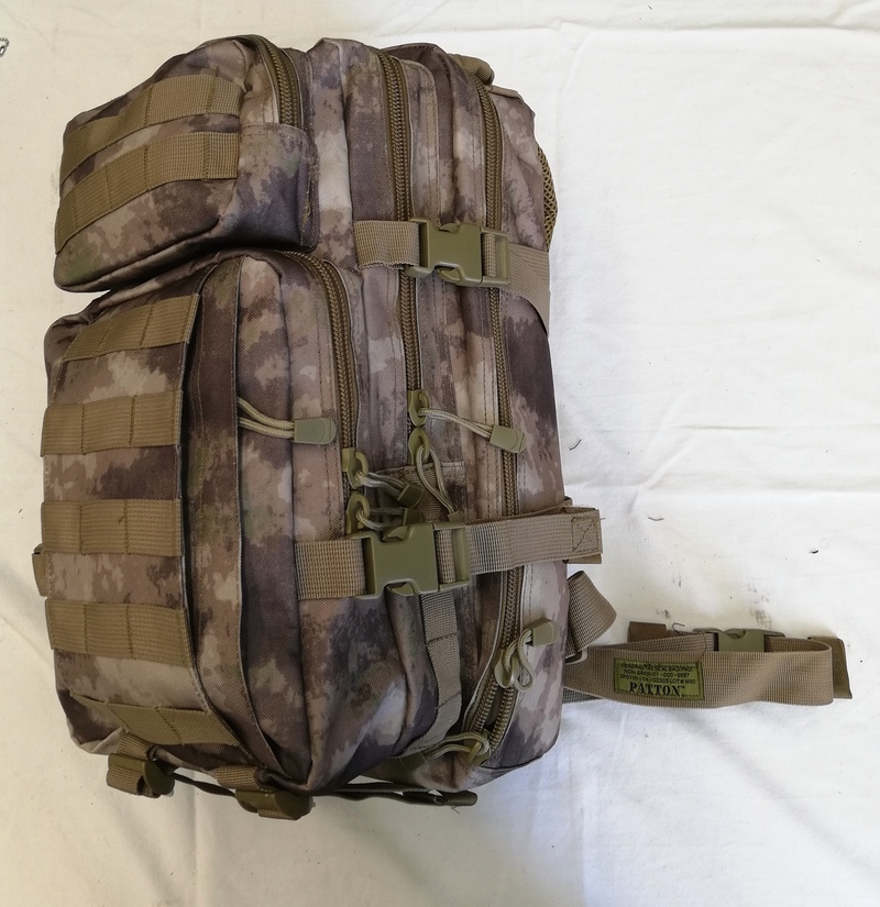 Zaino MOLLE 30 litri Patton Camo Rock