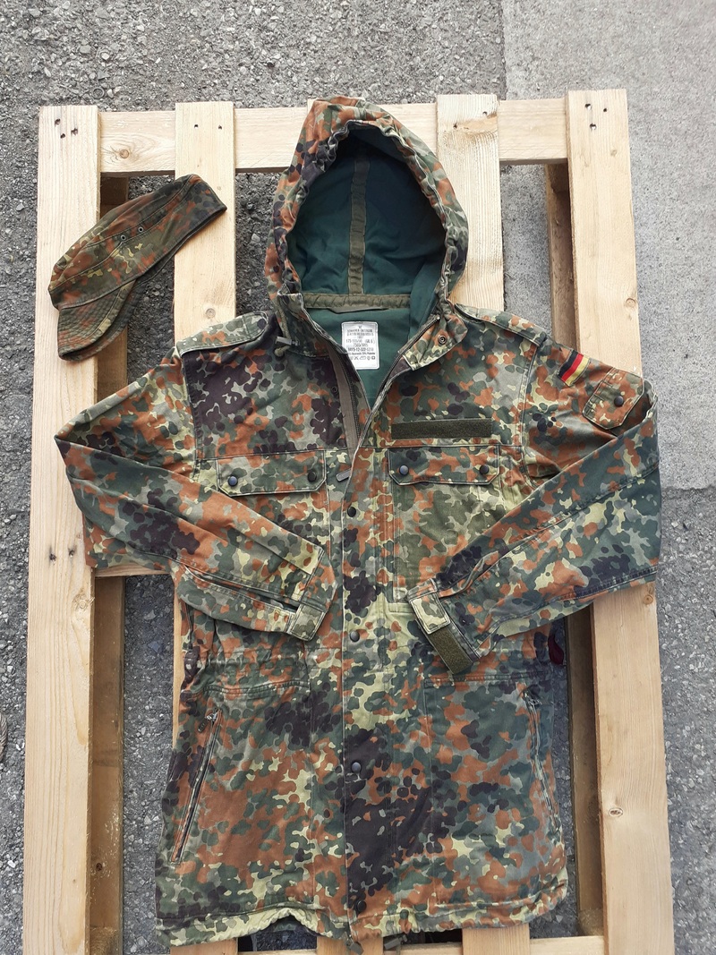 PARKA FLECKTARN  + BERRETTO FLECKTARN 