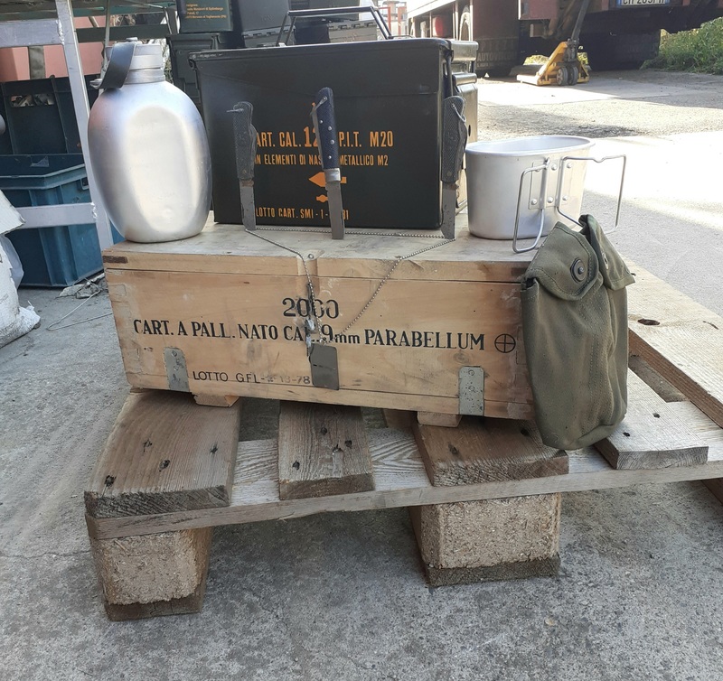 OFFERTA CASSETTA PARABELLUM + 3 LAME EI + BORRACCIA 3 PEZZI+ CASSETTA STAGNA MEDIA + PIASTRINA