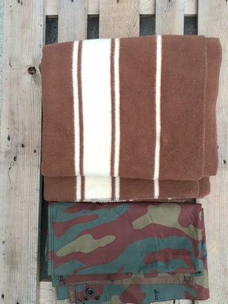 COPERTA MILITARE + TELO TENDA