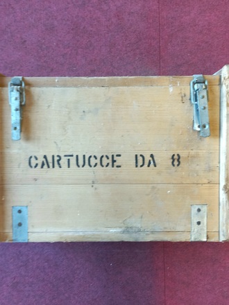 CASSA IN LEGNO PER CARTUCCE CAL.8