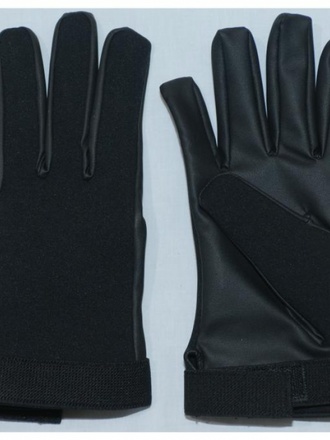 Guanti in neoprene nero
